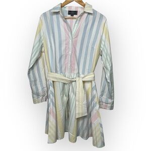 Kiel James Patrick stripes shirt dress xl
